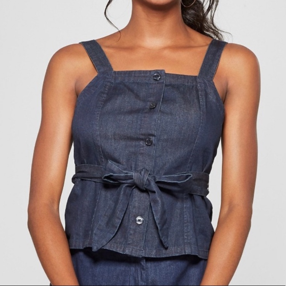 3/$25 MOSSIMO | denim top